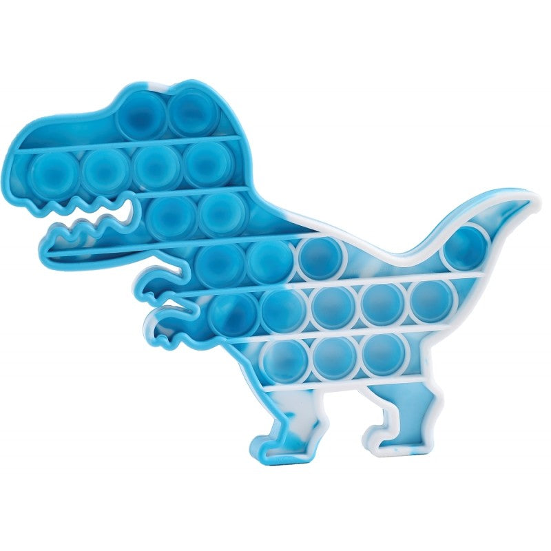 Jucarie Pop it Now & Flip it, Push Bubble Dinozaur Multicolor Model 5 - vivimall.ro