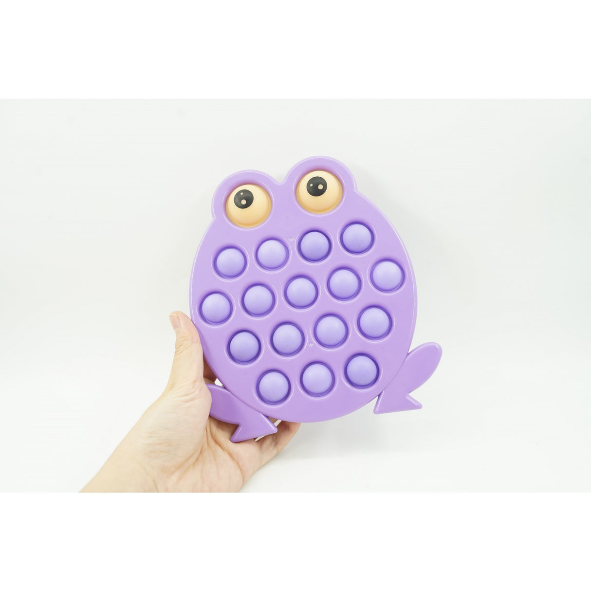 Jucarie senzoriala antistres, Simple Dimple, Broasca, Mov - vivimall.ro