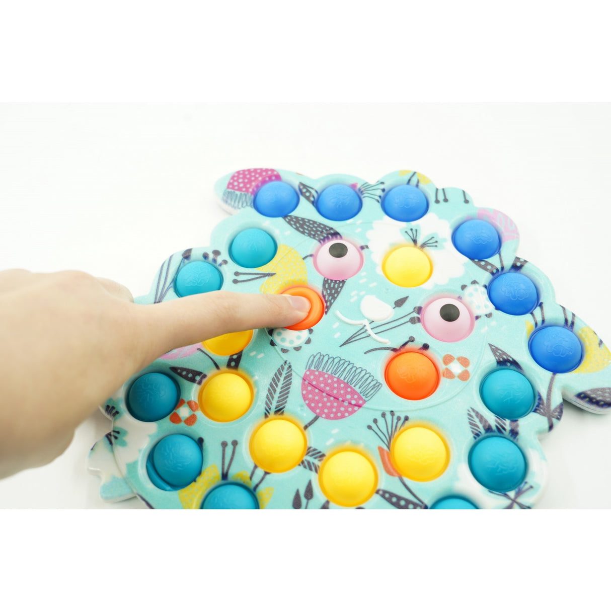 Jucarie senzoriala antistres, Simple Dimple, Oaie, Multicolor, V3 - vivimall.ro