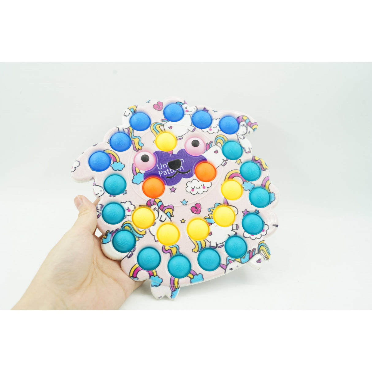 Jucarie senzoriala antistres, Simple Dimple, Oaie, Multicolor, V4 - vivimall.ro