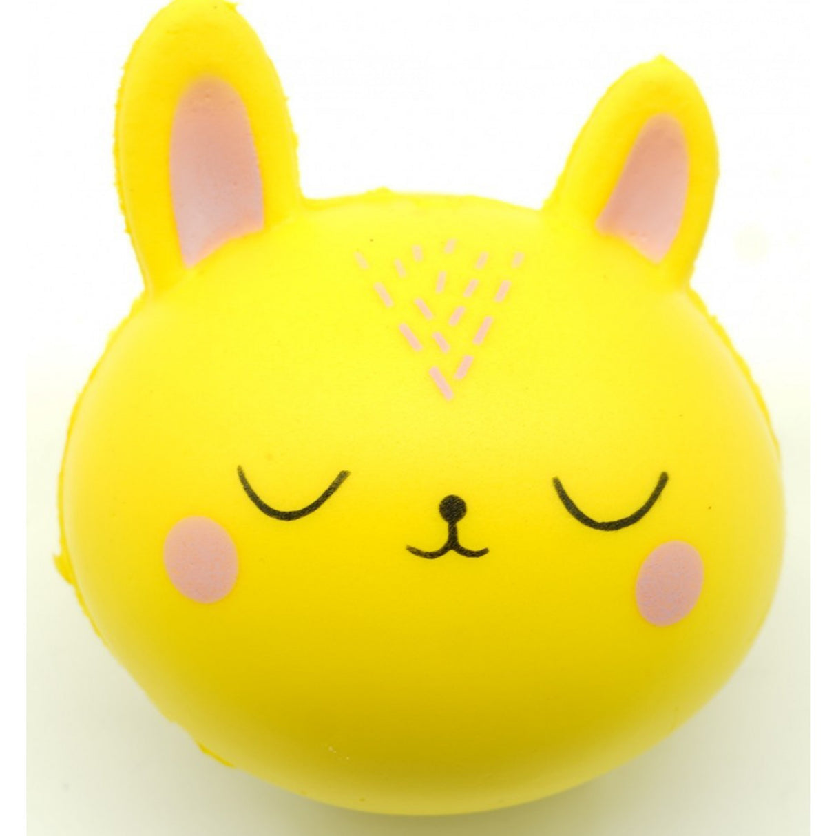 Jucarie Squish Toy Vivimall, model pisica galbena - vivimall.ro