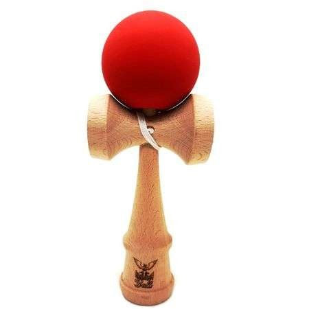 Kendama Ball Originala Lemn Fag Rosu Bordeaux - vivimall.ro