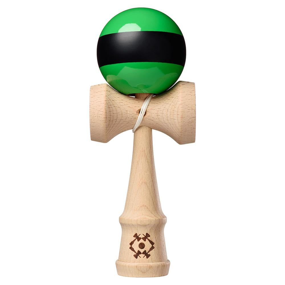 Kendama USA Tribute TRB106 Single Stripe Verde Negru - vivimall.ro
