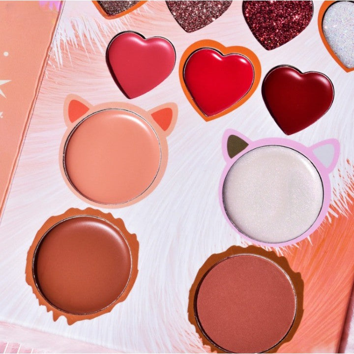 Set Machiaj 38 Culori Pisicuta | CatGlow - vivimall.ro