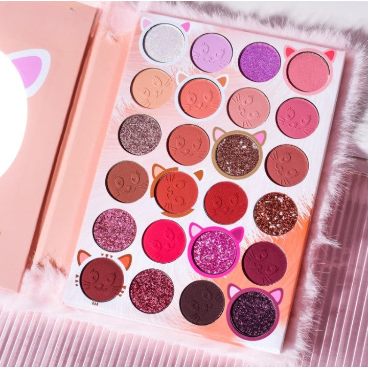 Set Machiaj 38 Culori Pisicuta | CatGlow - vivimall.ro