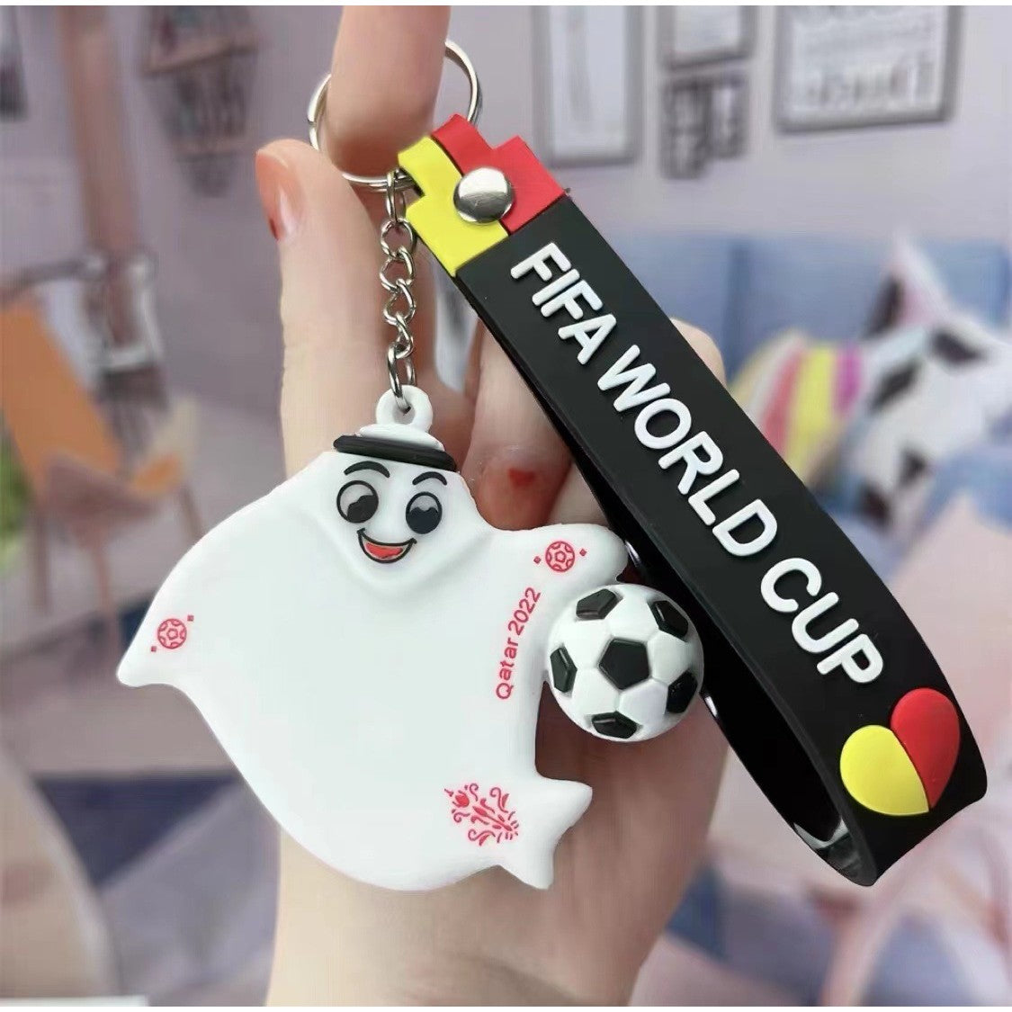 Breloc Mascota Cupa Mondiala Fifa 2022, Vivimall - vivimall.ro