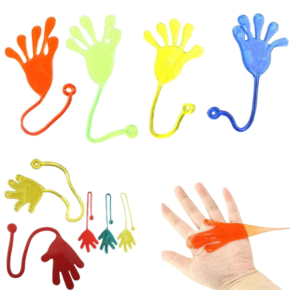 Jucarie Senzoriala Elastica, Flippy, Model Brat Elastic , Jucarie de Indemanare si Distractie pentru Copii, 1 Bucata, Tactila pentru Copii, 20 x 7 cm, Culoarea Aleatoarie - vivimall.ro
