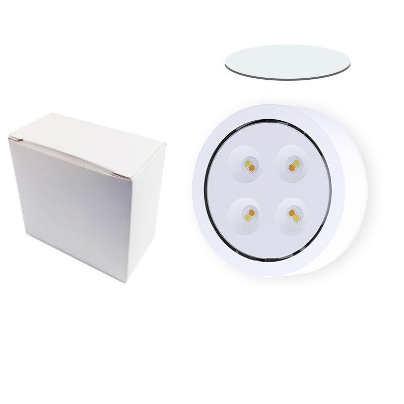 Lampa Led Vivimall, Fara Fir, cu Baterii, 3 Culori de Lumina, cu Telecomanda, din Plastic, Alb - vivimall.ro