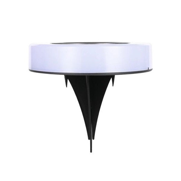Lampa solara LED, sub forma de cerc, pentru gazon sau gradina, Rezistenta la apa, Vivimall, Multicolor - vivimall.ro