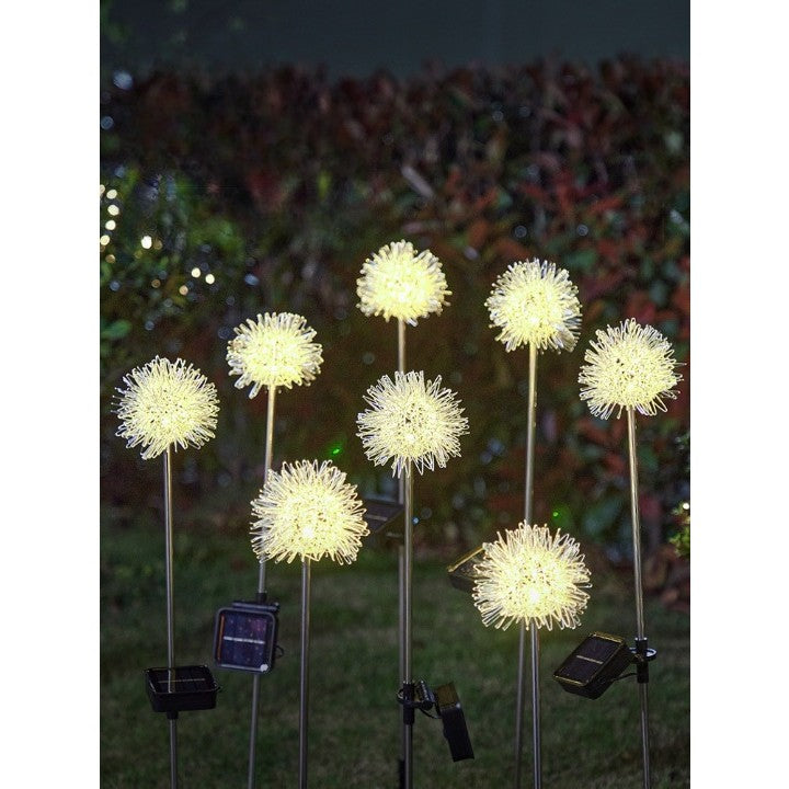 Lampa solara sub forma de Papadie, alb cald, Vivimall - vivimall.ro