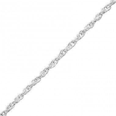 Lantisor din Argint 925, model impletit, 52 cm - vivimall.ro