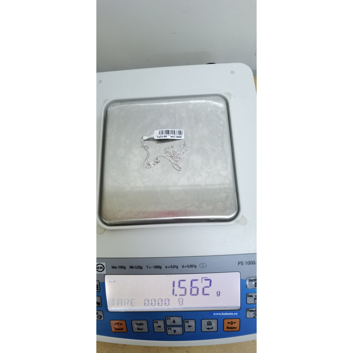 Lantisor din Argint 925, model la baza gatului, 38 cm - vivimall.ro