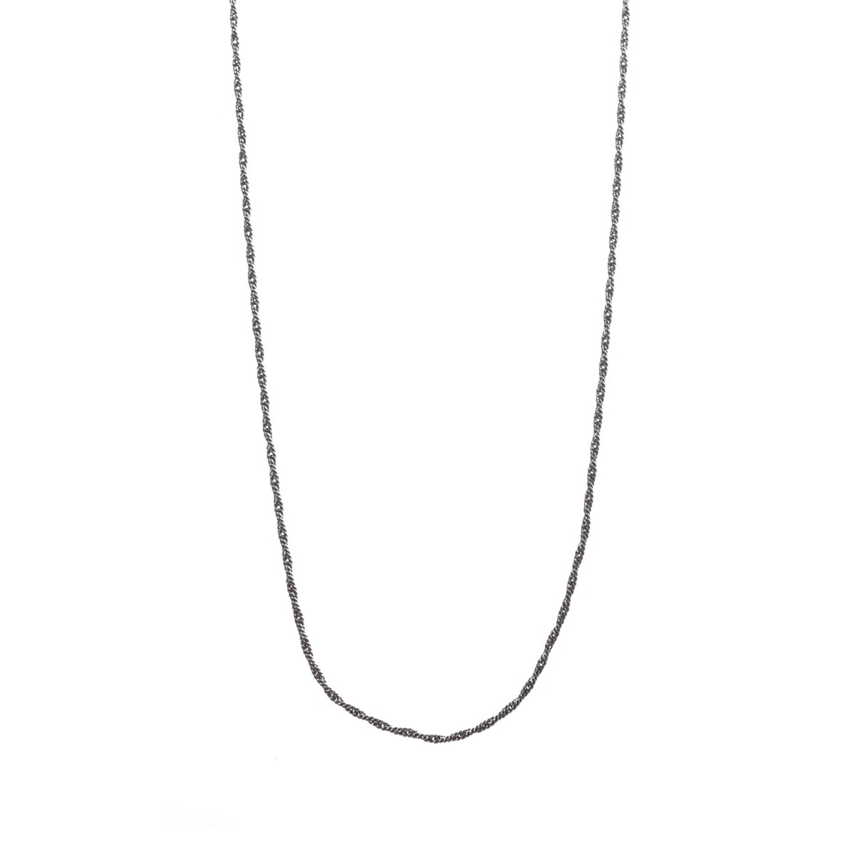 Lantisor din Argint 925, model sarpe patinat, 47- 62 cm