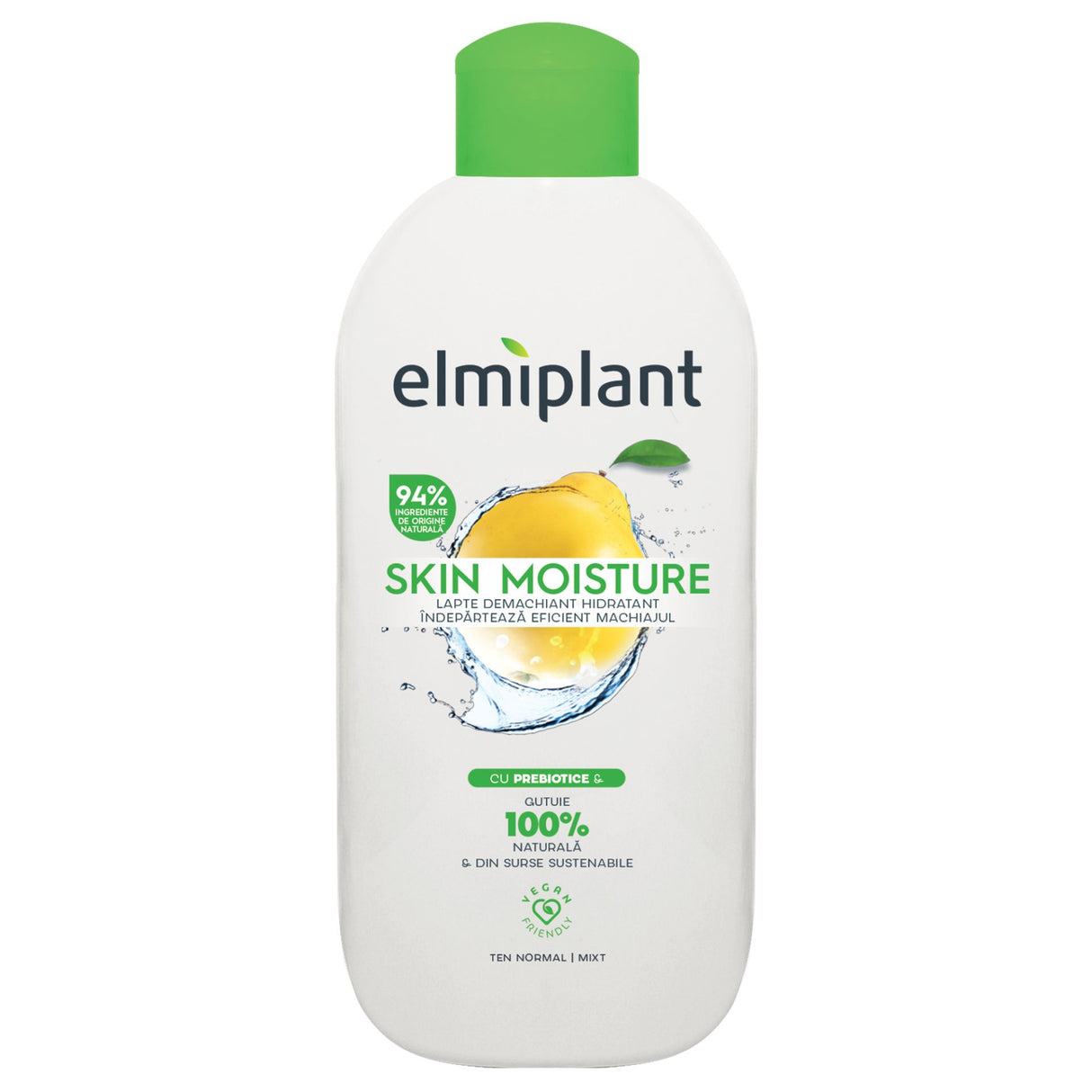 Lapte Demachiant, Elmiplant, Skin Moisture Pentru Ten Normal si Mixt, 200 ml - vivimall.ro