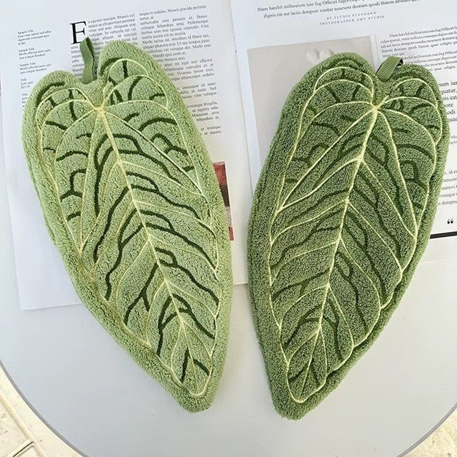 Prosop de Bucatarie, Flippy, Model Frunza, 32.5 x 15.5 cm, Verde