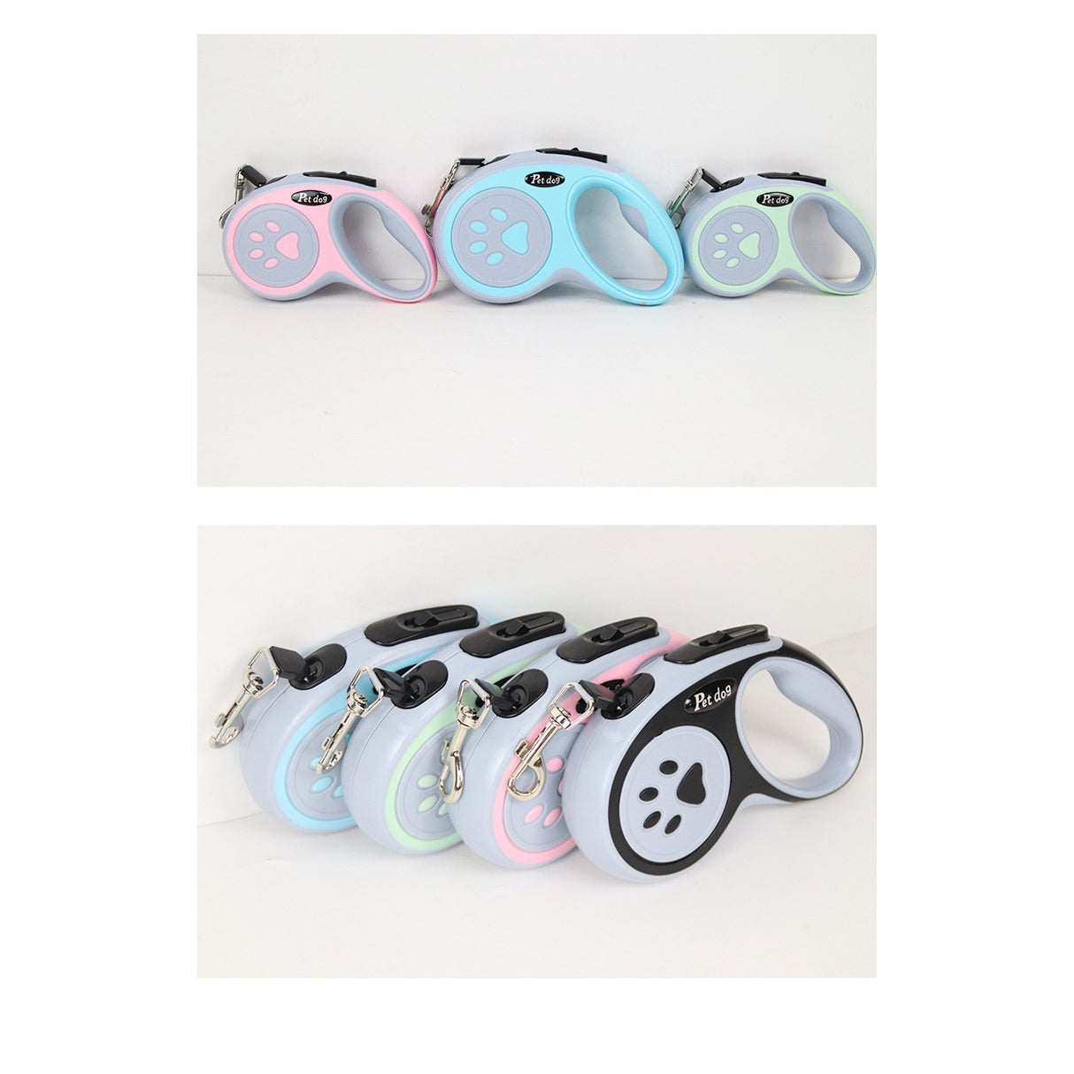 Lesa Automata Retractabila, Vivimall, pentru Caini, 3m, 20 kg, ABS, Gri/Bleu, 8x12x4 cm - vivimall.ro