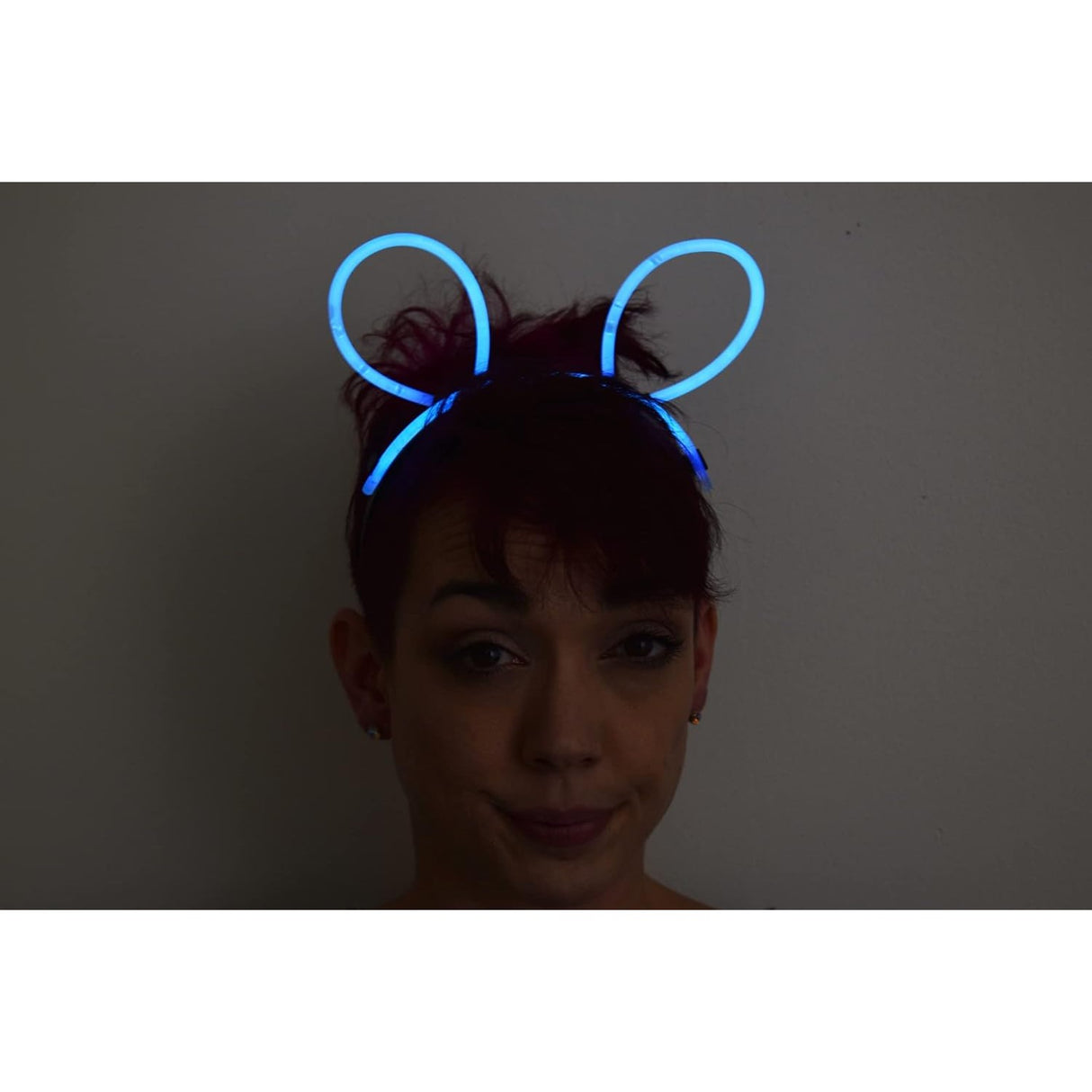 Cordeluta Decorativa, Vivimall, din Plastic, Fluorescenta, Accesoriu Petrecere, Albastru - vivimall.ro