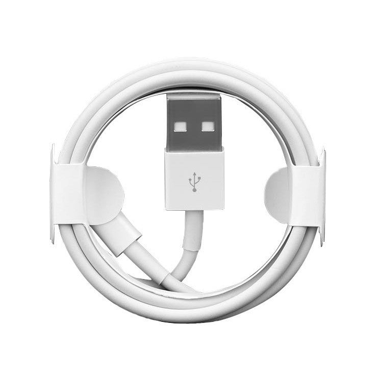 Cablu de Date pentru Telefon, Flippy, port USB-A Compatibil cu iPhone cu porturi de tip Lightning, pentru Incarcare Rapida, Lungime 1M, Alb - vivimall.ro