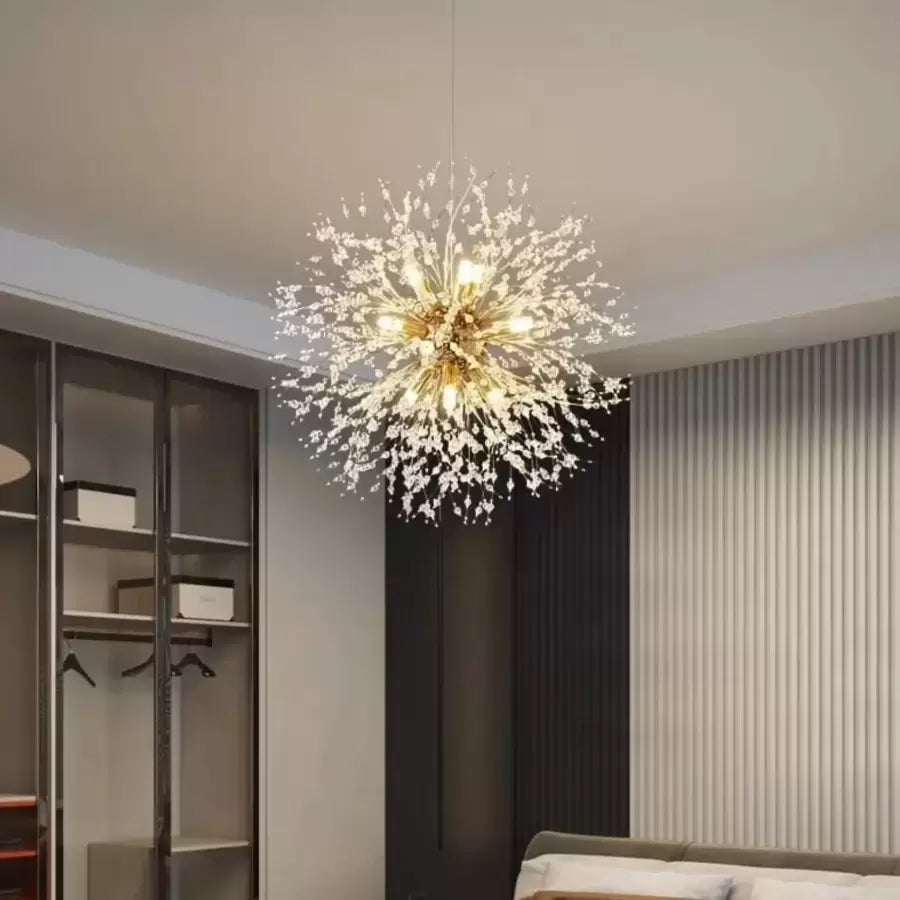 Candelabru Cristal Schonbrunn, 9X G9, Diametru 49Cm, Lucios - vivimall.ro