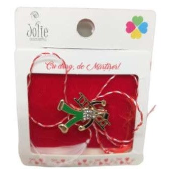 Martisor Brosa Cosar Model B-36 5.5cm x 7cm - vivimall.ro