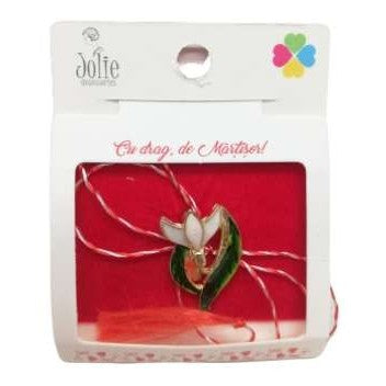 Martisor Brosa Ghiocel Model B-21 5.5cm x 7cm - vivimall.ro