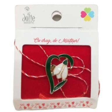 Martisor Brosa Ghiocel Model B-23 5.5cm x 7cm - vivimall.ro