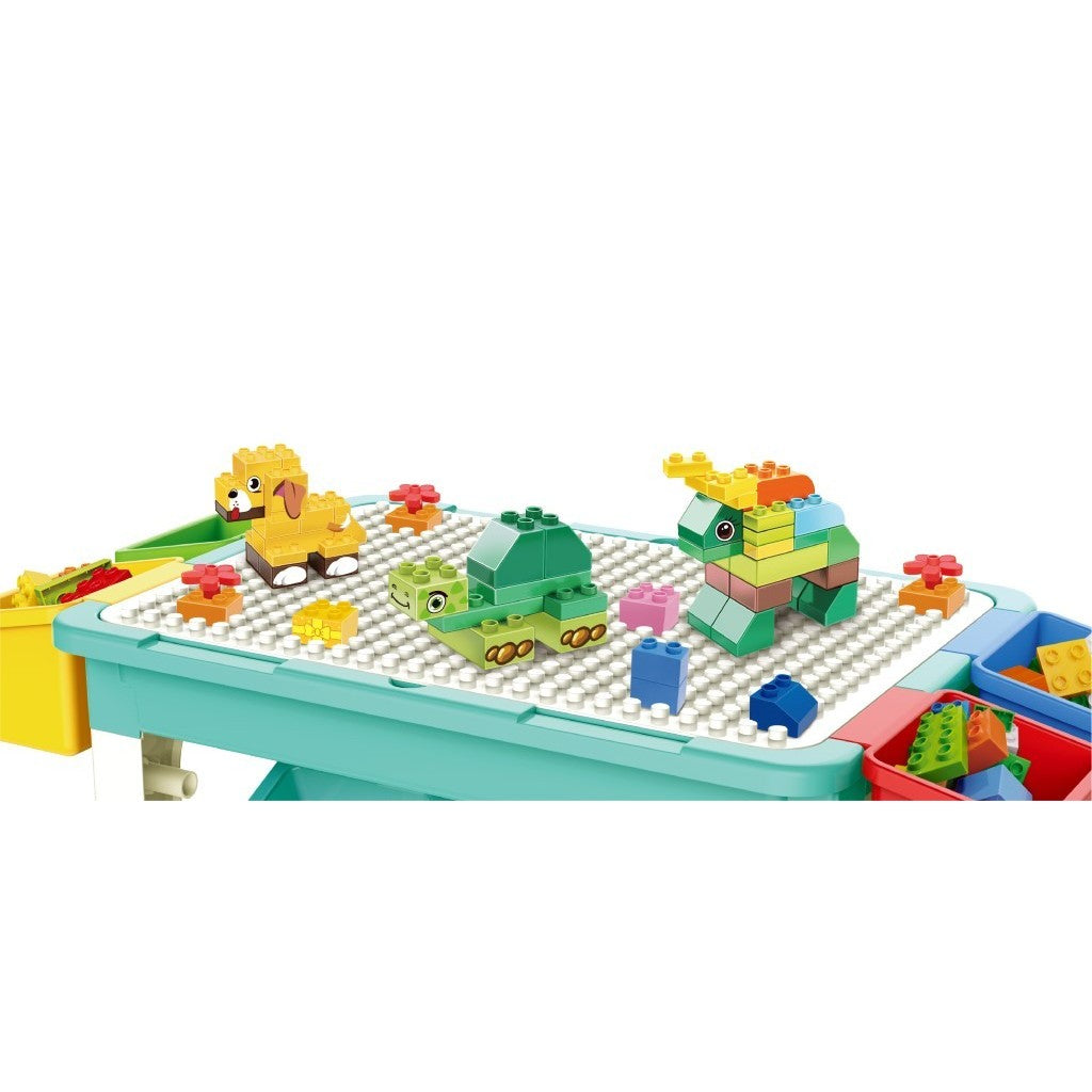 Masa de joaca pentru construit, 69 piese incluse - vivimall.ro