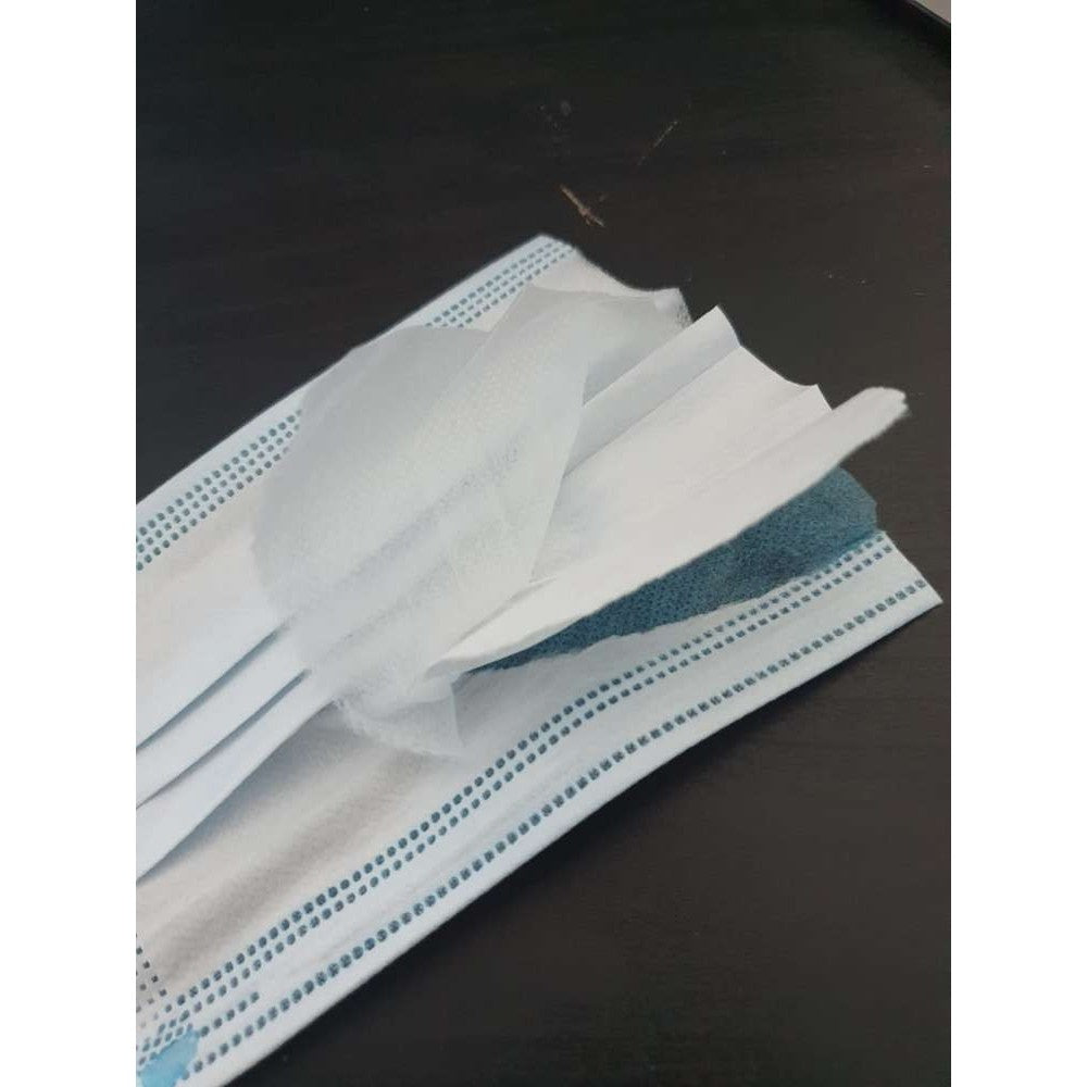 Masca faciala Flippy, 3 straturi si 3 pliuri - 50 bucati - vivimall.ro