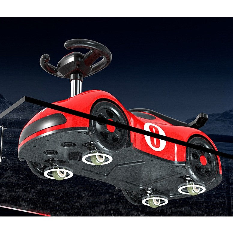 Masina pentru Copii, Vivimall, 1-3 ani, Impingere, Bluetooth, Muzica, din ABS, 4 Roti, Inaltime Sezut 22 cm, Rosu - vivimall.ro