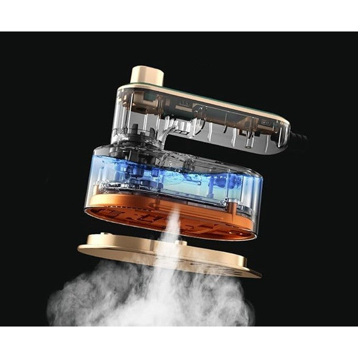 Mini Fier de Calcat, Vivimall, Pliabil si Portabil, Calcare Verticala/Orizonala, cu Abur, 50 ml, 40W, 10.5 x 12 cm, Alb - vivimall.ro