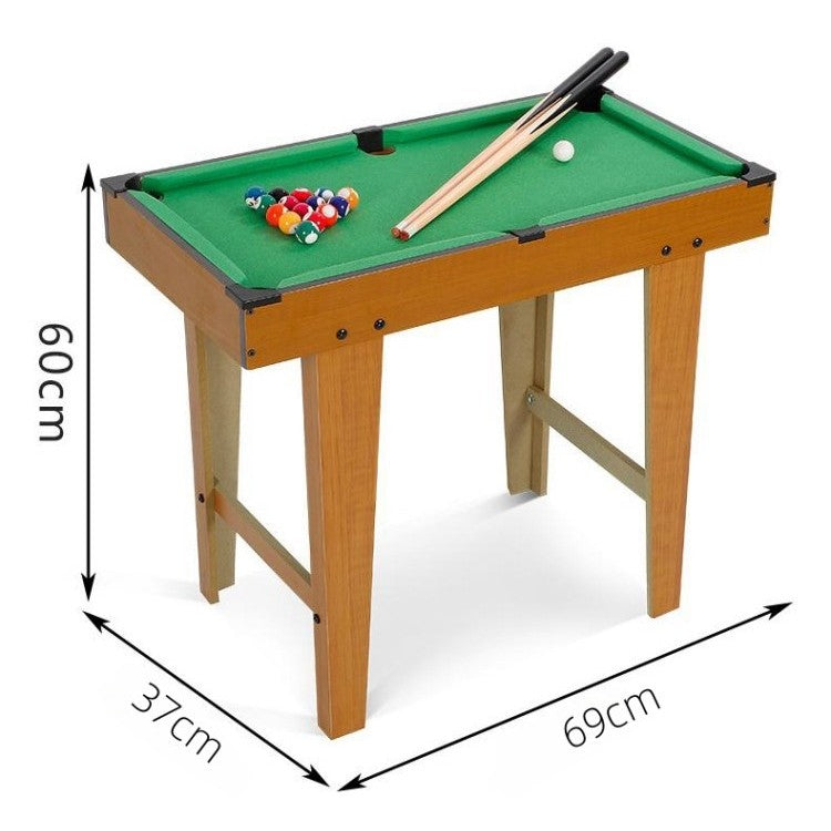 Mini Masa de Biliard pentru Copii, Vivimall, Durabil, Usor de Transportat, 2 Tacuri, 16 Bile, 69x37x60 cm - vivimall.ro