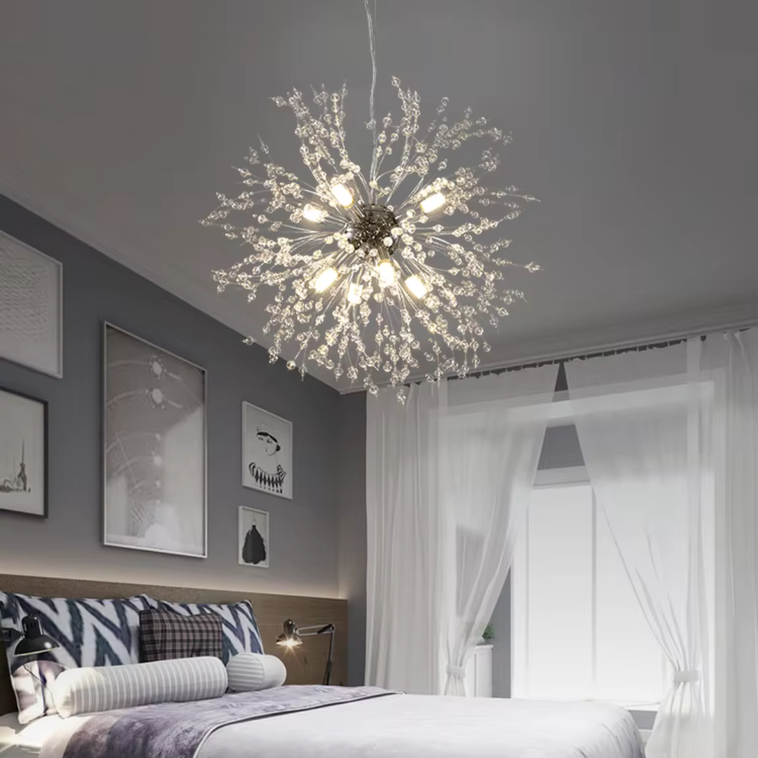 Candelabru Cristal Schonbrunn, 9X G9, Diametru 49Cm, Lucios - vivimall.ro