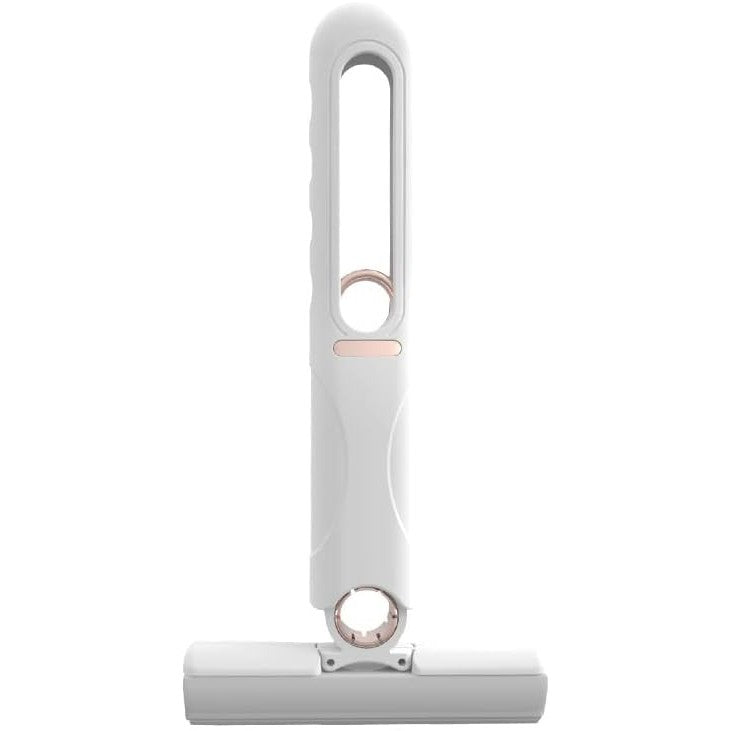 Mop mini-portabil stoarcere manual alb | CleanEase - vivimall.ro