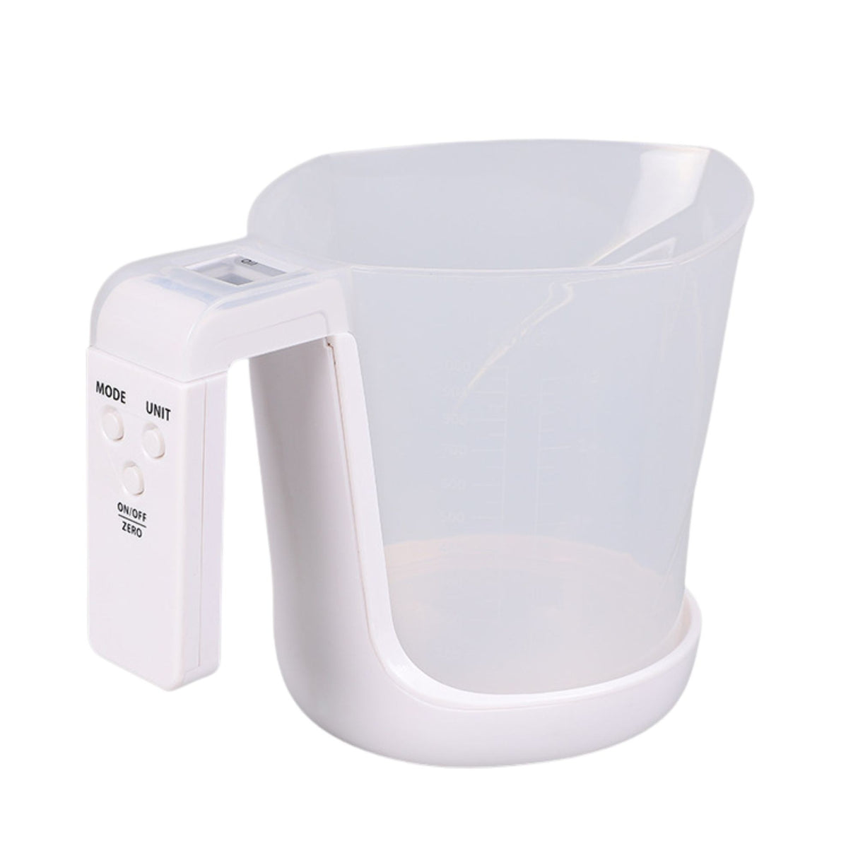 Cantar de Bucatarie 2 in 1, Flippy, Model Electronic, Tip Cana Gradata cu Masurare, pentru Lichide si Solide, Display Automat, 21.5 x 14.3 x 15 cm, Alb - vivimall.ro