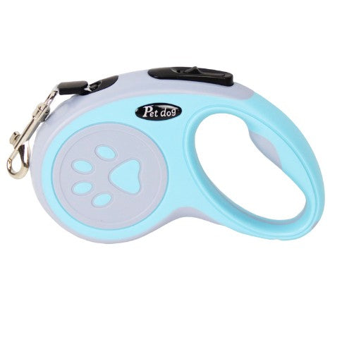 Lesa Automata Retractabila, Vivimall, pentru Caini, 3m, 20 kg, ABS, Gri/Bleu, 8x12x4 cm - vivimall.ro