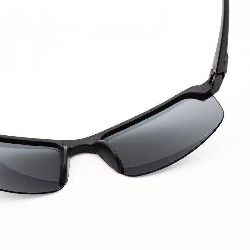 Ochelari de Soare, Vivimall, Polarizati, pentru Condus, Ciclism, 400 UV, cu Lentila Neagra pentru Protectie, Rama Neagra, Pc, 14 x 3.7 cm, 15.2 g - vivimall.ro