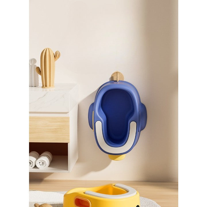 Olita pentru Copii, Vivimall, +1an, Portabila, Design Ratusca, Model Prietenos, Non-Toxic, Compartiment Detasabil, cu Maner, Usor de Curatat, Albastru - vivimall.ro