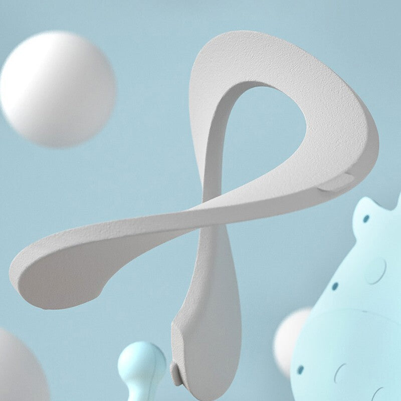 Olita pentru Copii, Vivimall, +1an, Portabila, Model Vacuta, cu Capac, Prietenoasa, Non-Toxic, Compartiment Detasabil, cu Manere, cu 4 Picioare, Usor de Curatat, Albastru - vivimall.ro