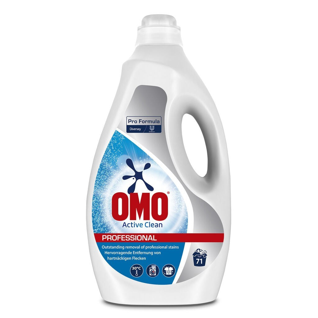OMO Professional Active Clean – Detergent Lichid Rufe, 5 L - vivimall.ro