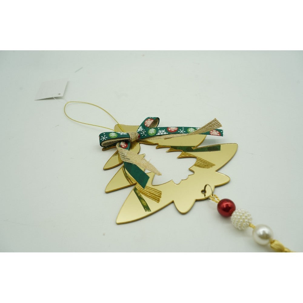 Ornament brad, Flippy, Brad, Auriu, Lucios, 14*26CM, Acril, Interior/ Exterior - vivimall.ro