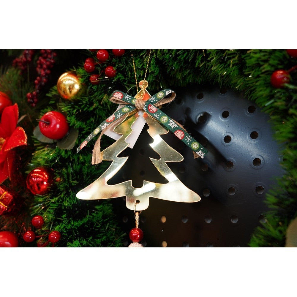 Ornament brad, Flippy, Brad, Auriu, Lucios, 15*28CM, Acril, Interior/ Exterior - vivimall.ro