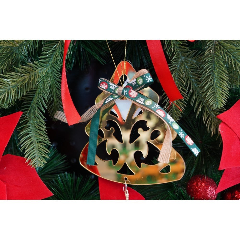 Ornament brad, Flippy, Brad, Auriu, Lucios, 15*28CM, Acril, Interior/ Exterior - vivimall.ro