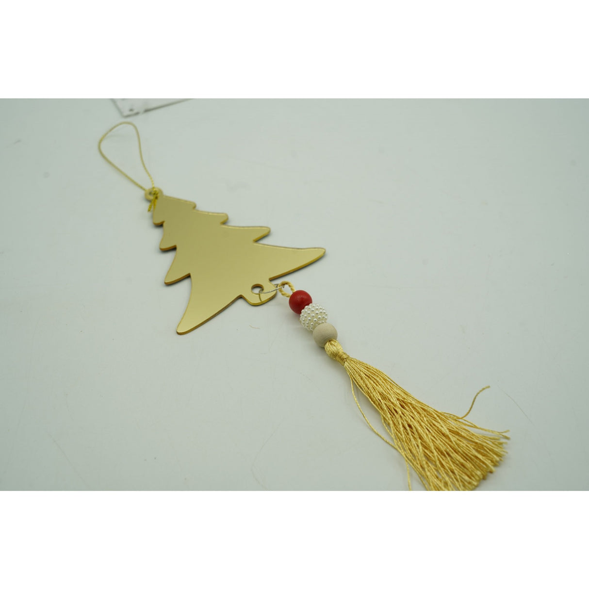 Ornament brad, Vivimall, Brad, Auriu, Lucios, 8*23CM, Acril, Interior/ Exterior - vivimall.ro