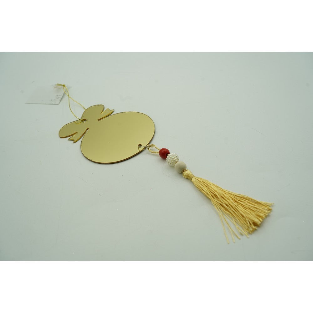 Ornament brad, Flippy, Rotund, Auriu, Lucios, 10*23CM, Acril, Interior/ Exterior - vivimall.ro