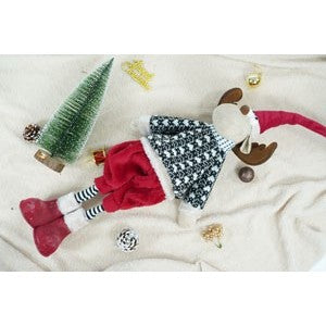 Ornament de Craciun ren, Vivimall, multicolor, textil, 68 cm - vivimall.ro