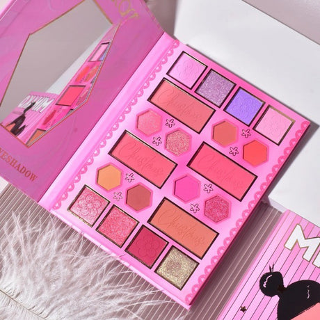 Paleta De Machiaj 20 Culori Pink Girl | GirlTwo - vivimall.ro