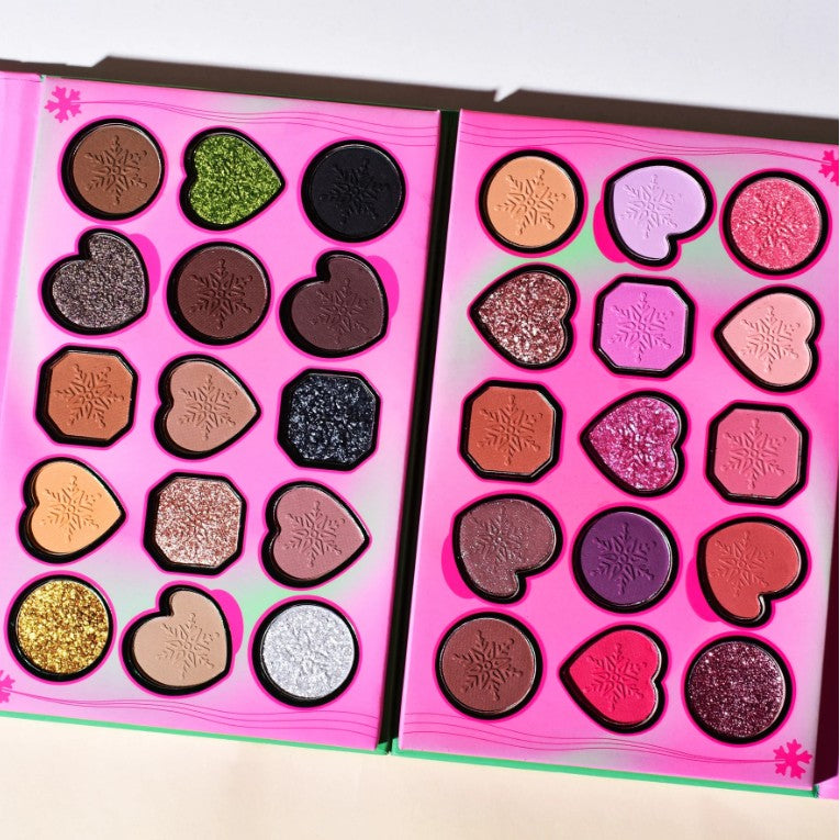 Paleta De Machiaj, Kevin & Coco, Atractive, Farduri De Pleoape, 15 Culori, Model B, 16.5X10.8X1.5 Cm, Multicolor - vivimall.ro