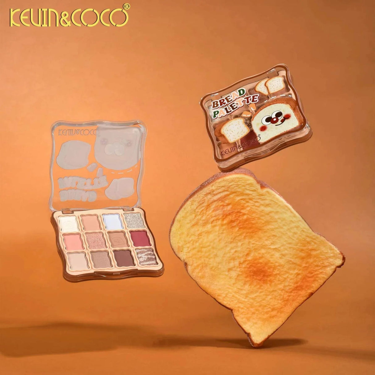 Paleta Farduri de Ochi, Kevin&Coco, Fard de Pleoape, 12 Nuante, Finisaj Mat, Shimmer, Textura Catifelata, Pigmentare Intensa, pentru Toate Tipurile de Ten, 82.7 g, 9.3 x 1.7 x 9.4 cm, Soft Nude - vivimall.ro