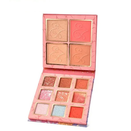 Paleta Farduri Kevin&Coco Varianta 2, 13 Culori, Iluminator Si Blush Inclus, Patrata, 120 G, 10.9 X 10.9 X 1.7 Cm, Valabilitate 3 Ani, Multicolor - vivimall.ro