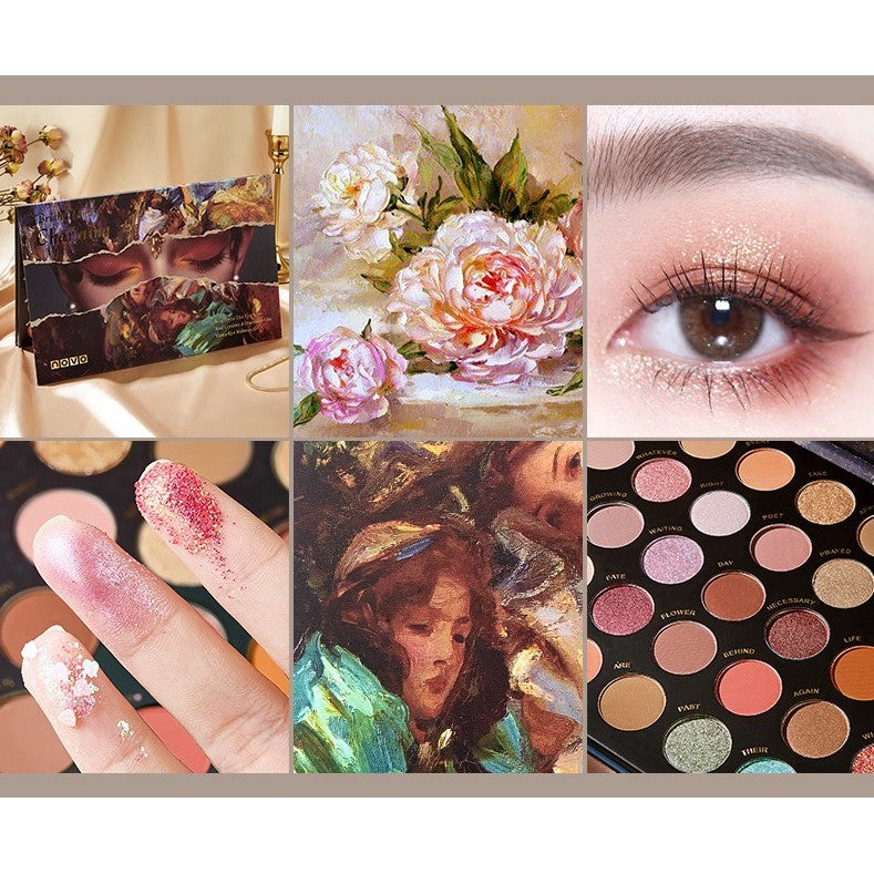 Trusa De Machiaj, Paleta De Farduri Cu 40 De Culori Pigmentate - vivimall.ro